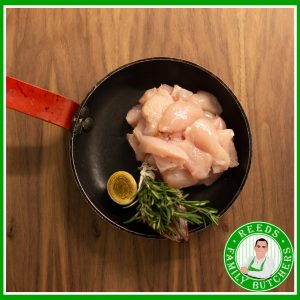 Buy Diced Chicken x 500g online from Reeds Family Butchers